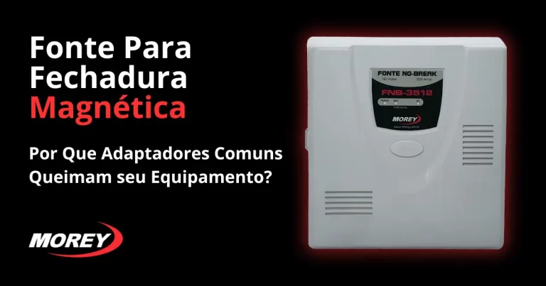 Fonte para fechadura magnética Morey